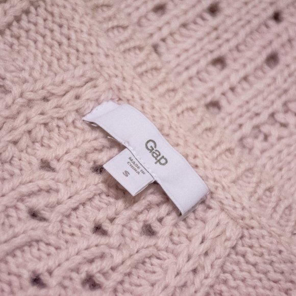 GAP | SM soft pink knit sweater - Picture 4 of 6